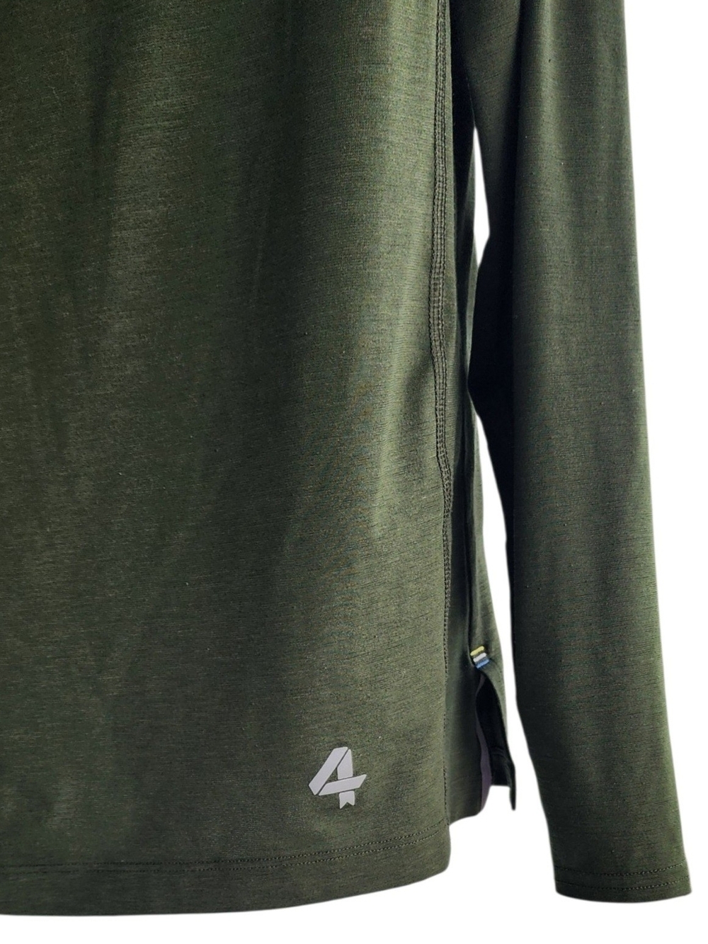 Peloton Olive Green Quarter-Zip Performance Top - Picture 5 of 12